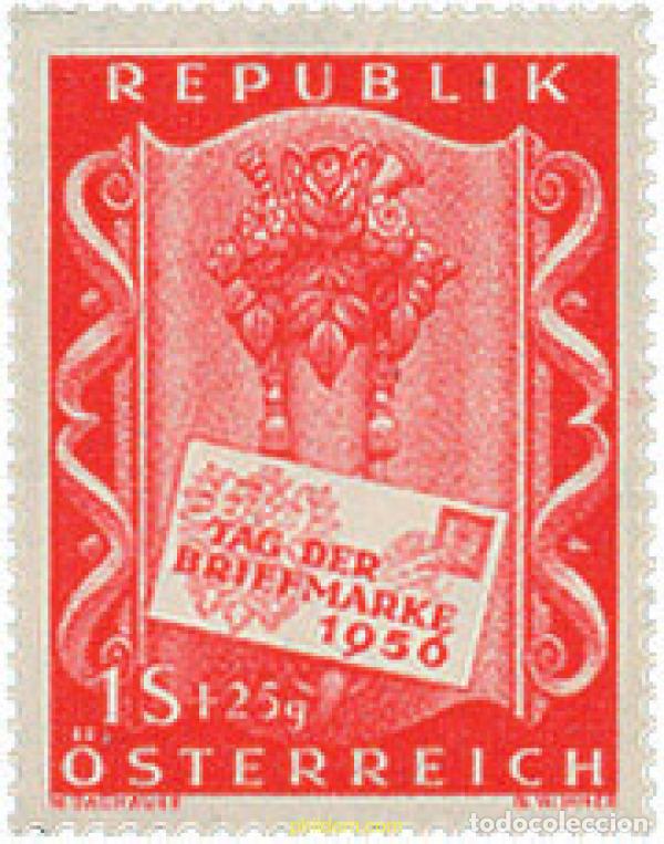 Selos: 200672 HINGED AUSTRIA 1956 DIA DEL SELLO