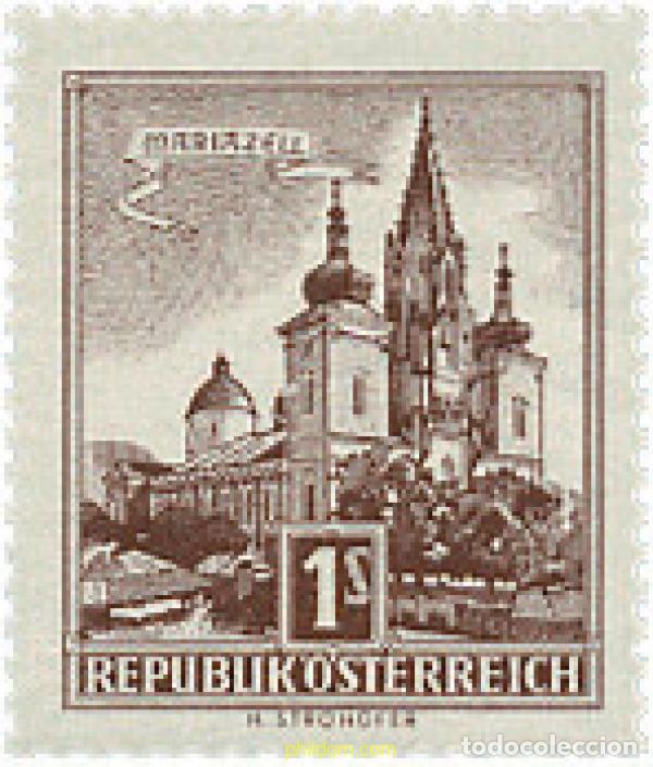 Stamps: 200674 HINGED AUSTRIA 1957 8 CENTENARIO DE LA BASILICA DE MARIAZELL