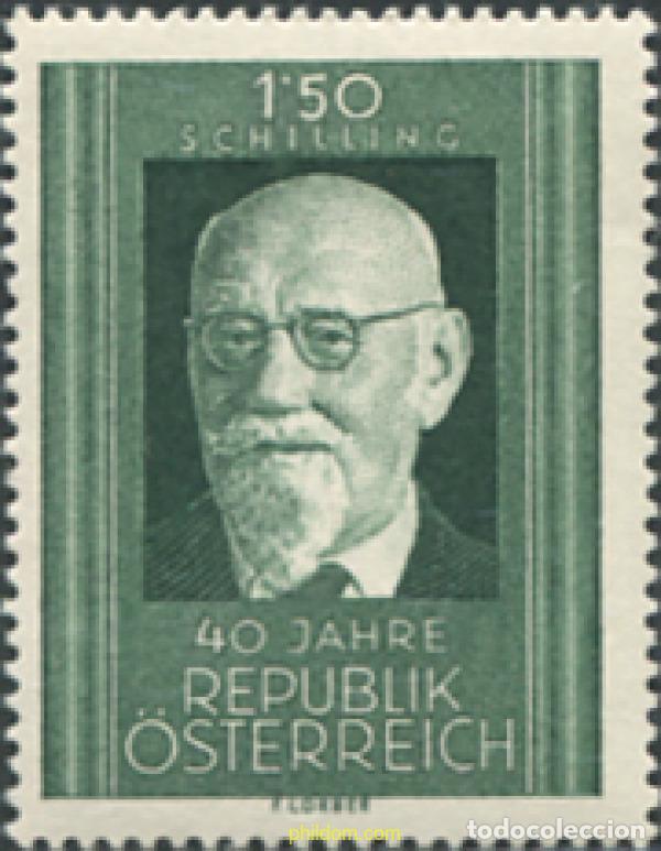 Stamps: 119640 MNH AUSTRIA 1958 40 ANIVERSARIO DE LA REPUBLICA