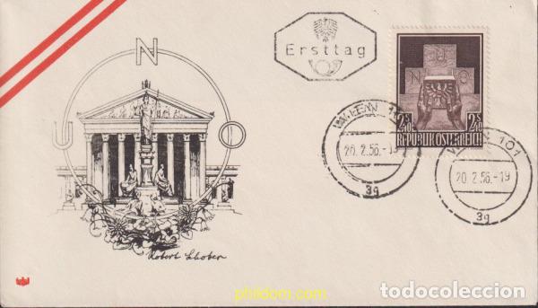 Stamps: 619788 MNH AUSTRIA 1956 ADMISION DE AUSTRIA A LAS NACIONES UNIDAS