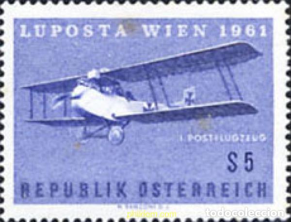 Sellos: 119677 MNH AUSTRIA 1961 EXPOSICION AEROFILATELICA EN VIENA