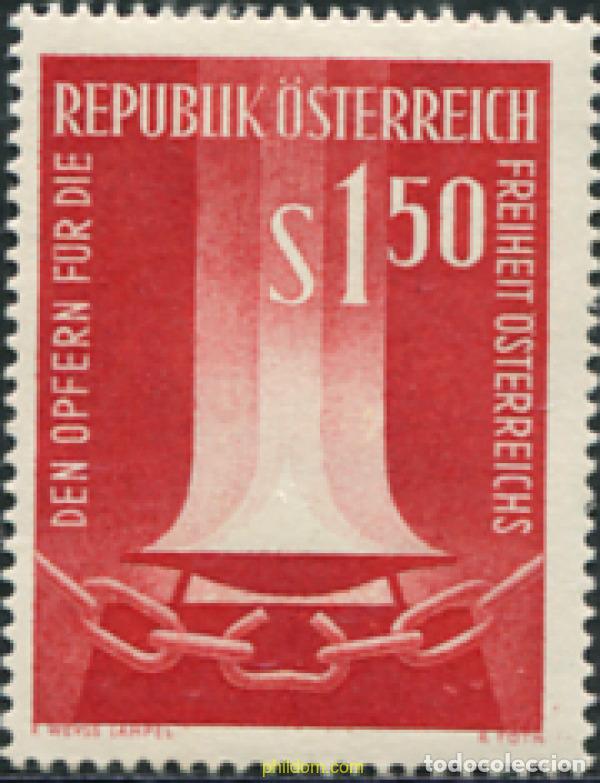 Sellos: 119676 MNH AUSTRIA 1961 EN MEMORIA DE LOS HEROES DE LA LIBERTAD