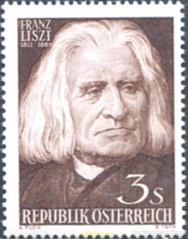 Francobolli: 119683 MNH AUSTRIA 1961 150 ANIVERSARIO DEL NACIMIENTO DE FRANZ LISZT