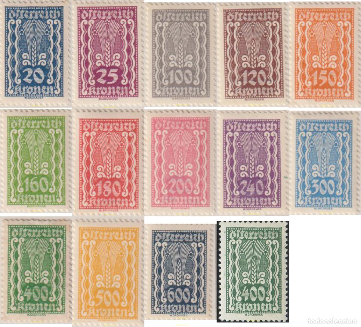 Francobolli: 658117 HINGED AUSTRIA 1921 SIMBOLOS