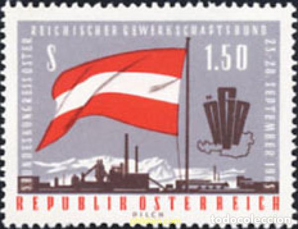 Francobolli: 119705 MNH AUSTRIA 1963 5 CONGRESO FEDERAL DE SINDICATOS
