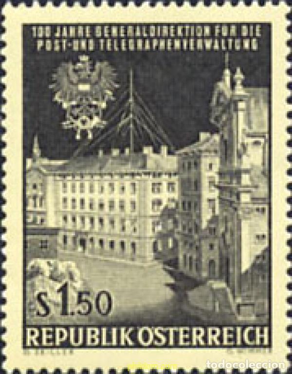 Sellos: 119759 MNH AUSTRIA 1966 CENTENARIO DE LA DIRECCION GENERAL DE CORREOS Y TELEGRAFOS