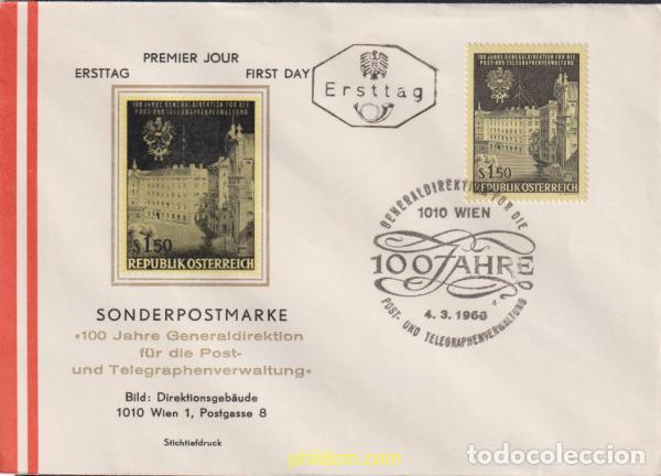 Sellos: 438143 MNH AUSTRIA 1966 CENTENARIO DE LA DIRECCION GENERAL DE CORREOS Y TELEGRAFOS
