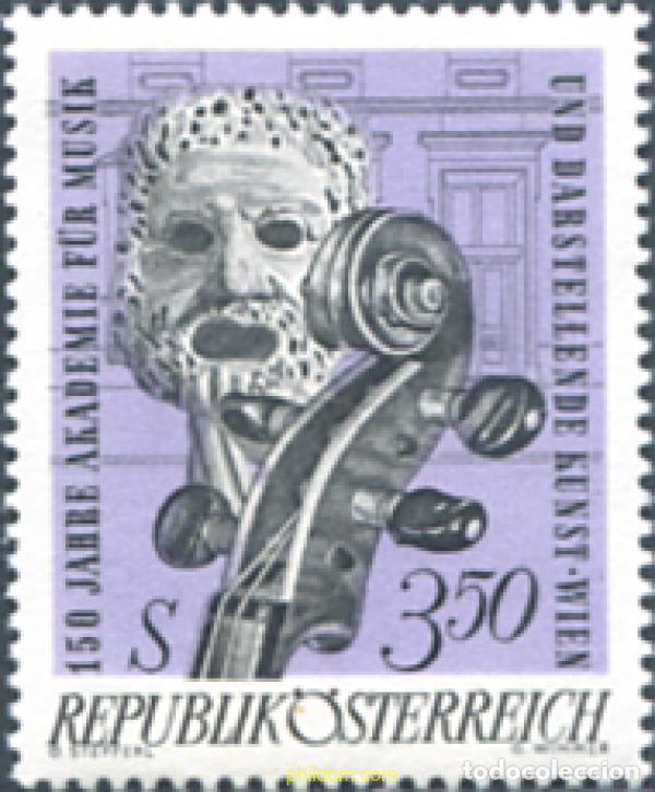 Timbres: 119788 MNH AUSTRIA 1967 150 ANIVERSARIO DE LA ACADEMIA DE MUSICA Y ARTE DRAMATICO DE VIENA