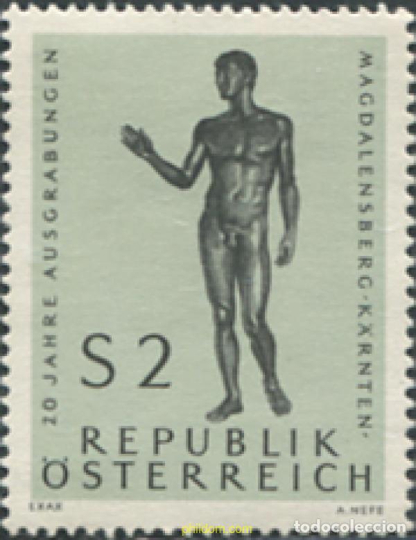 Timbres: 119829 MNH AUSTRIA 1968 20 ANIVERSARIO DE LAS EXCAVACIONES DE MAGDALENSBERG