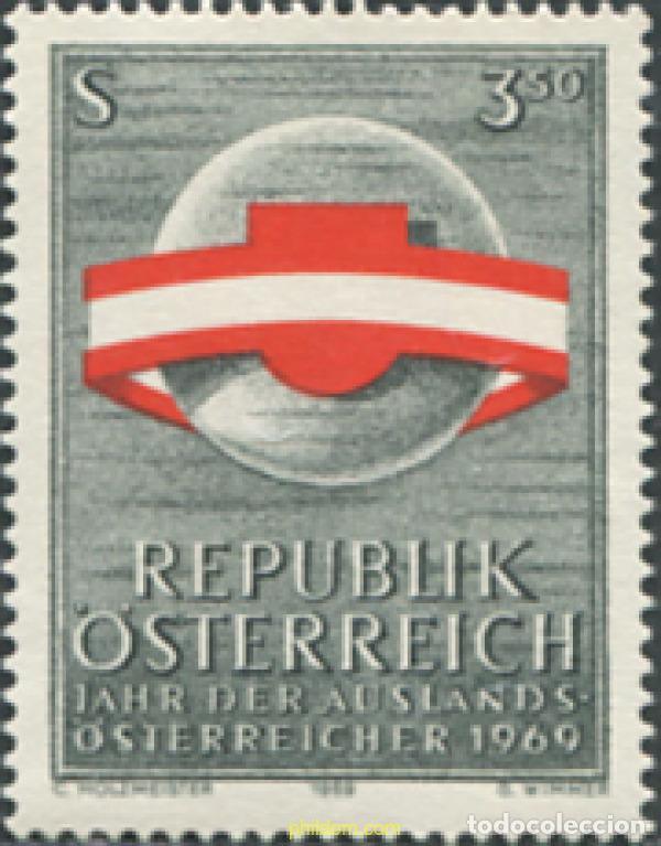 Timbres: 119858 MNH AUSTRIA 1969 A&Ntilde;O DE LOS AUSTRIACOS RESIDENTES EN EL EXTRANJERO