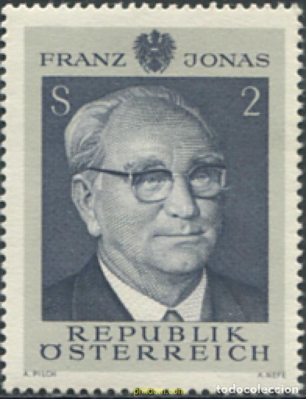 Sellos: 119859 MNH AUSTRIA 1969 70 ANIVERSARIO DE FRANZ JONAS