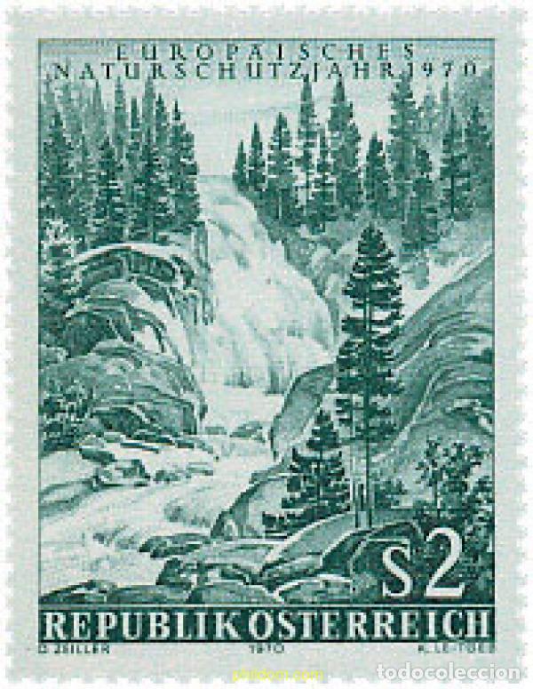 Sellos: 119868 MNH AUSTRIA 1970 A&Ntilde;O EUROPEO DE LA PROTECCION DE LA NATURALEZA