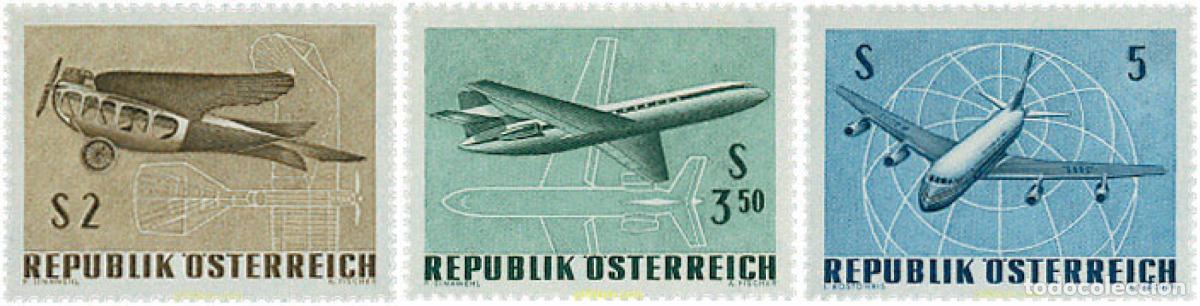 Sellos: 119824 MNH AUSTRIA 1968 EXPOSICION AEROFILATELICA INTERNACIONAL