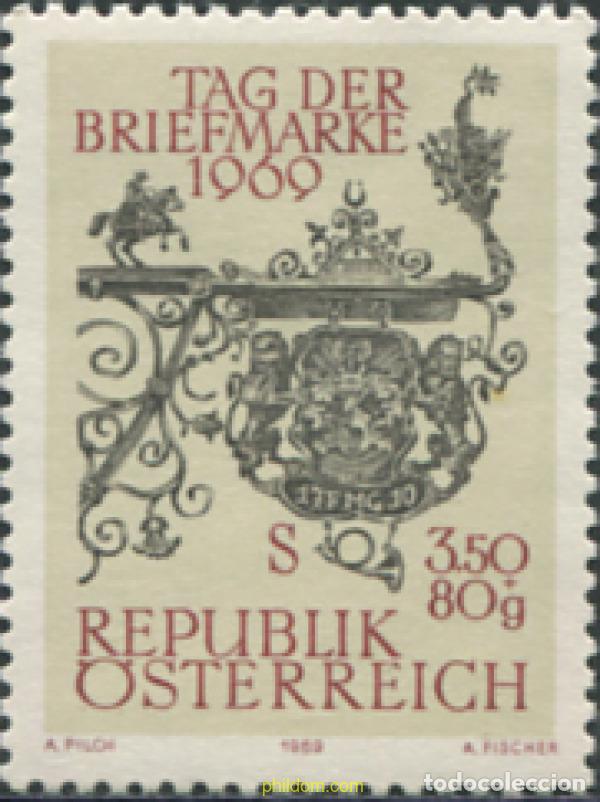 Sellos: 119862 MNH AUSTRIA 1969 DIA DEL SELLO