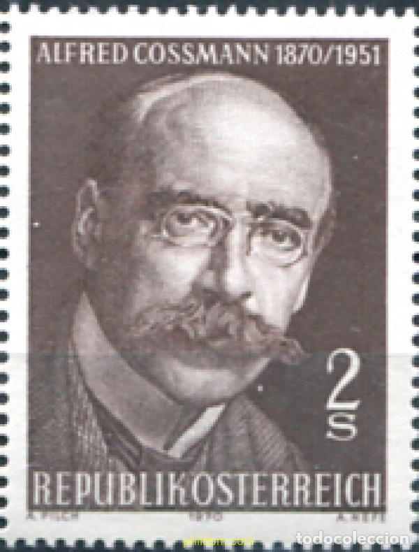 Sellos: 119885 MNH AUSTRIA 1970 CENTENARIO DEL NACIMIENTO DE ALFRED COSSMANN