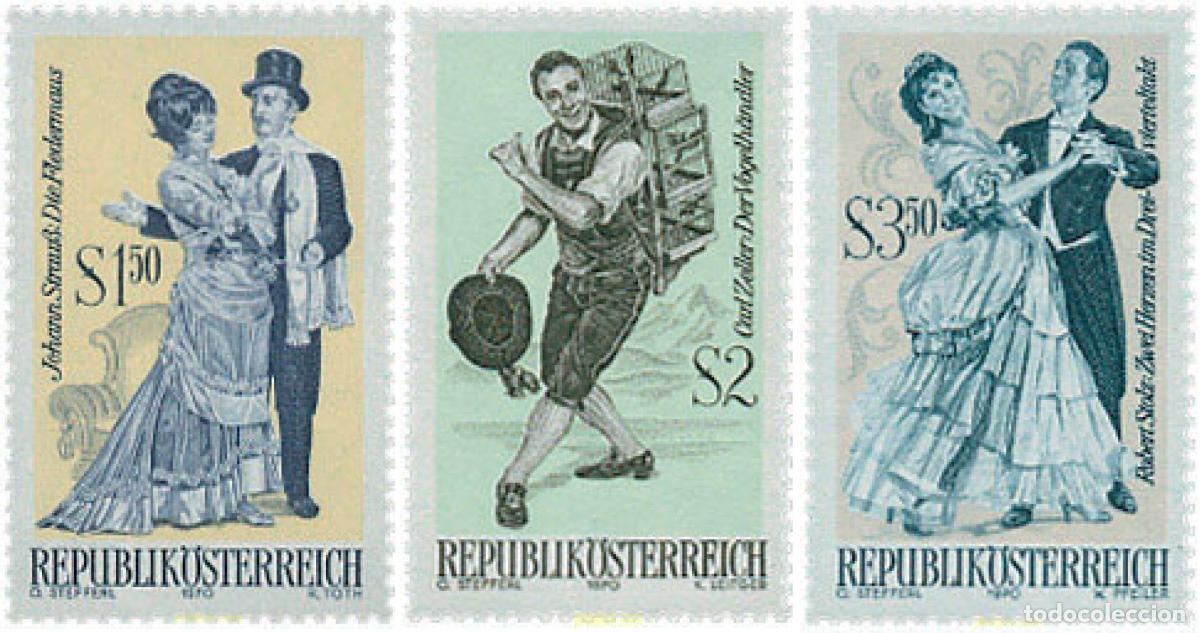 Sellos: 119884 MNH AUSTRIA 1970 OPERETAS FAMOSAS