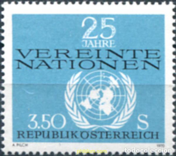Sellos: 119889 MNH AUSTRIA 1970 25 ANIVERSARIO DE LAS NACIONES UNIDAS