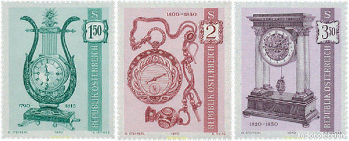 Sellos: 119888 MNH AUSTRIA 1970 RELOJES ANTIGUOS