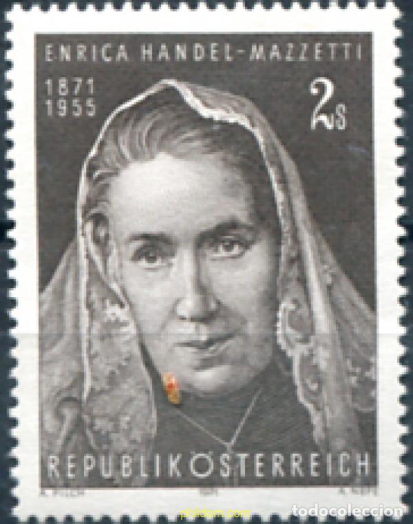 Sellos: 119895 MNH AUSTRIA 1971 CENTENARIO DEL NACIMIENTO DE ENRICA HANDEL-MAZZETTI