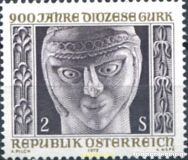 Sellos: 119924 MNH AUSTRIA 1972 CENTENARIO DE LA DIOCESI DE GURK
