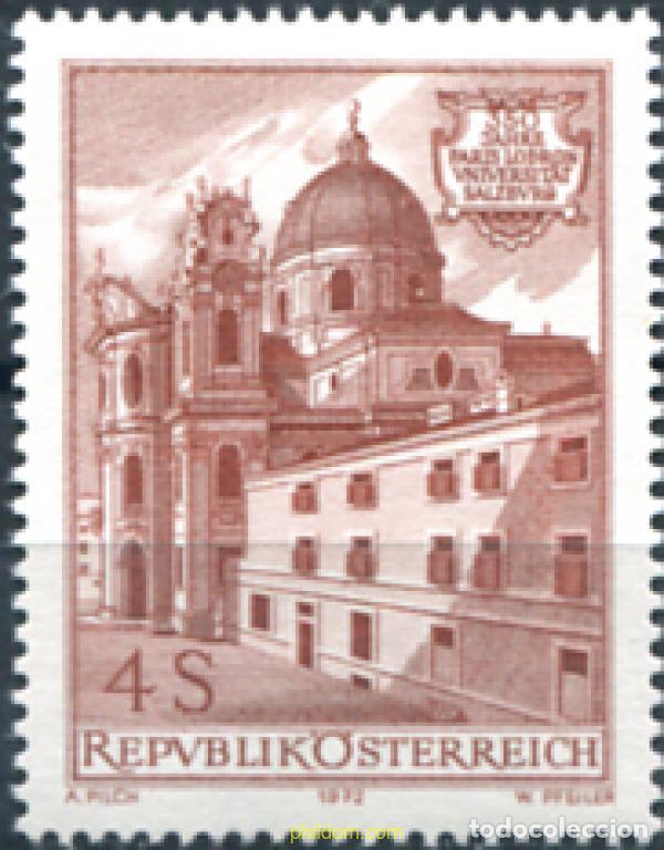 Sellos: 119930 MNH AUSTRIA 1972 350 ANIVERSARIO DE LA UNIVERSIDAD PARIS-LODRON EN SALZBOURG