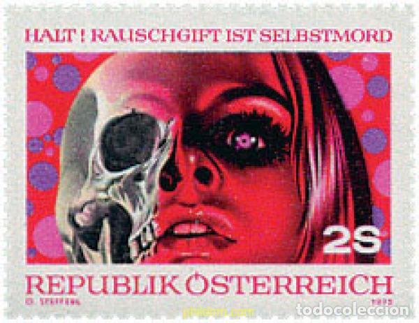 Sellos: 119940 MNH AUSTRIA 1973 PREVENCION CONTRA LA DROGA