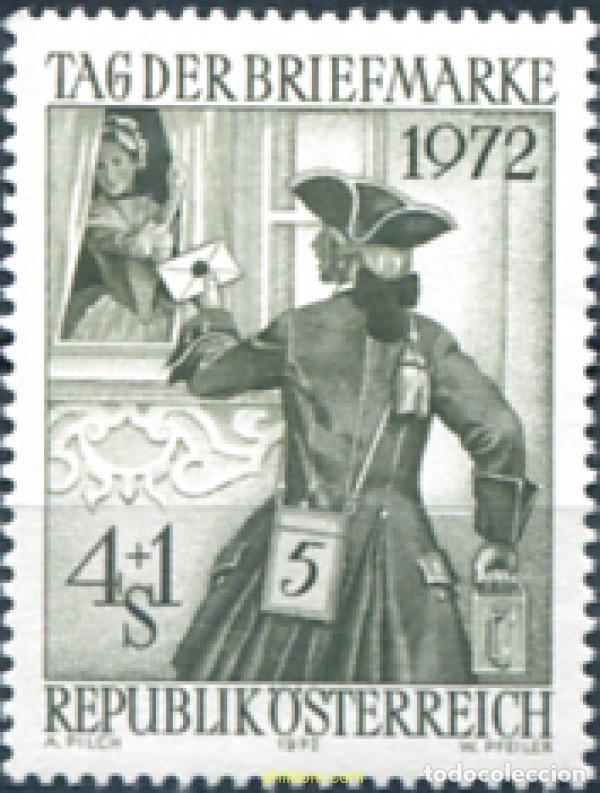 Sellos: 119934 MNH AUSTRIA 1972 DIA DEL SELLO