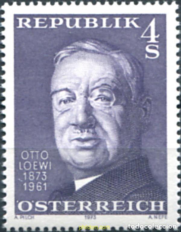 Sellos: 119945 MNH AUSTRIA 1973 CENTENARIO DEL NACIMIENTO DE OTTO LOEWI