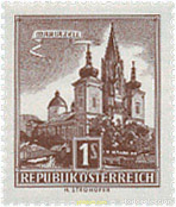 Sellos: 249636 HINGED AUSTRIA 1958 MONUMENTOS Y EDIFICIOS - Foto 1