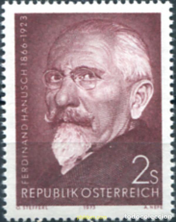 Sellos: 119960 MNH AUSTRIA 1973 50 ANIVERSARIO DE LA MUERTE DE FERDINAND HANUSCH