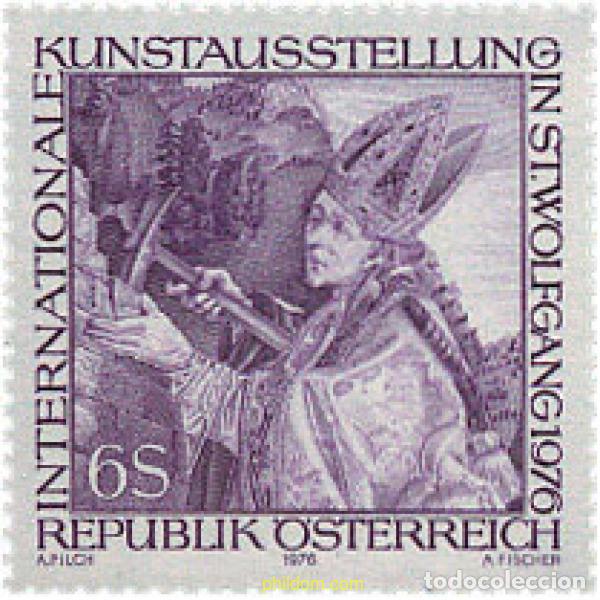 Sellos: 120029 MNH AUSTRIA 1976 EXPOSICION INTERNACIONAL DE OBRAS DE ARTE