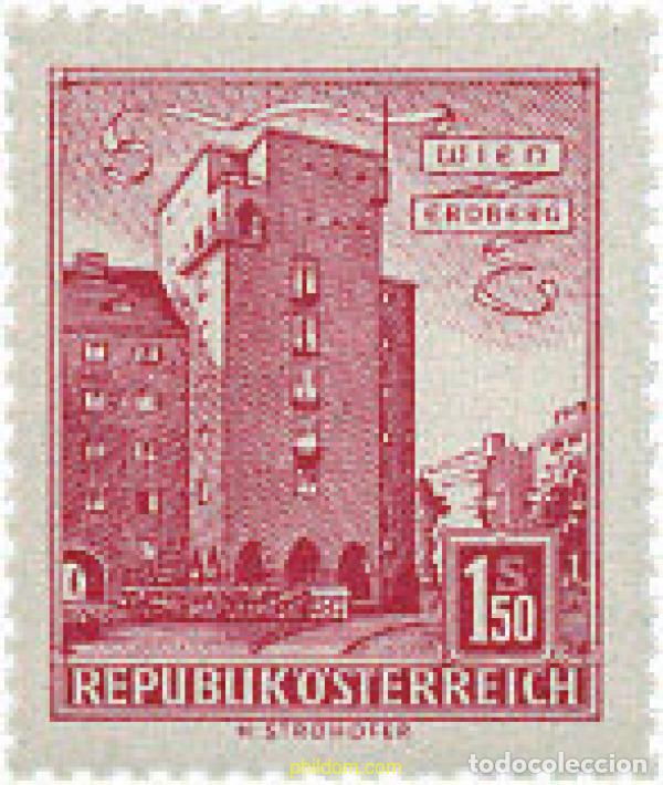 Sellos: 640298 MNH AUSTRIA 1958 MONUMENTOS Y EDIFICIOS - Foto 1