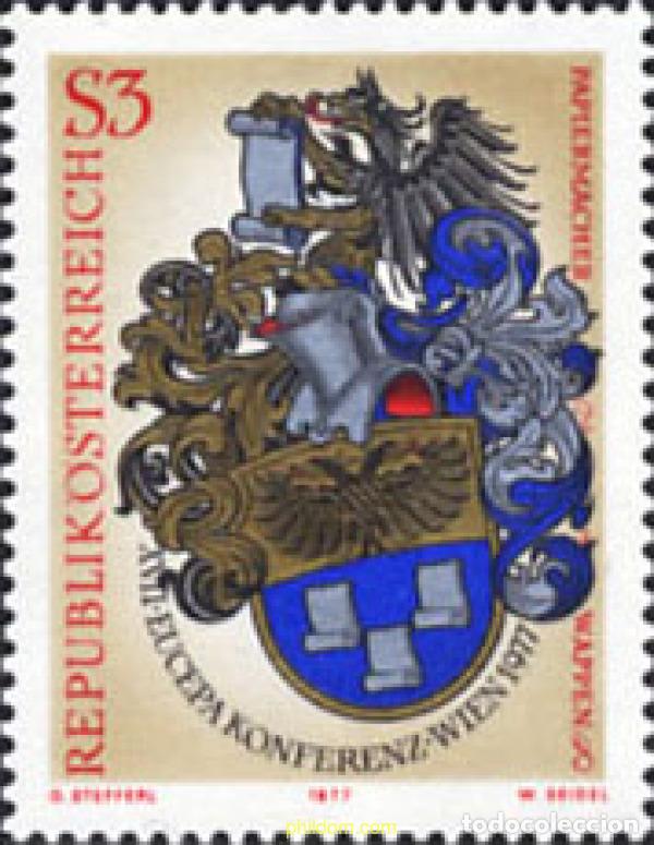 Sellos: 120061 MNH AUSTRIA 1977 17 CONFERENCIA DE LA EUCEPA