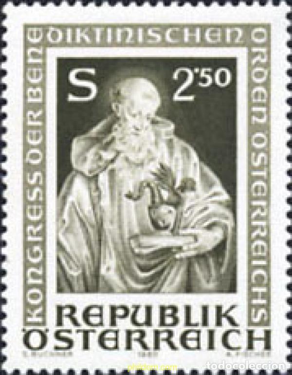Sellos: 120264 MNH AUSTRIA 1980 CONGRESO DE LA ORDEN DE LOS BENEDICTINOS DE AUSTRIA