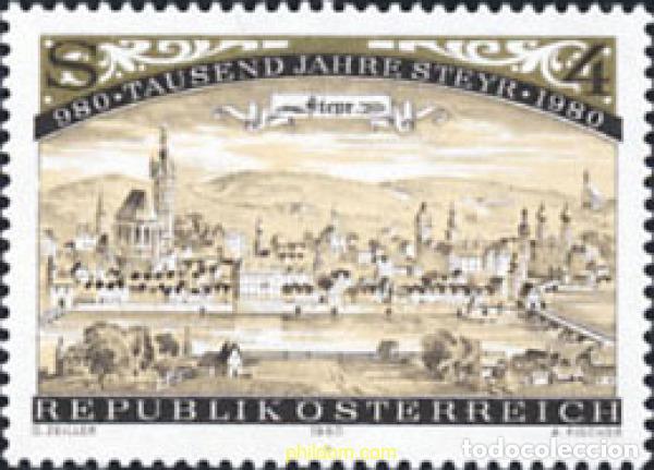 Sellos: 120266 MNH AUSTRIA 1980 MILENARIO DE LA CIUDAD DE STEYR