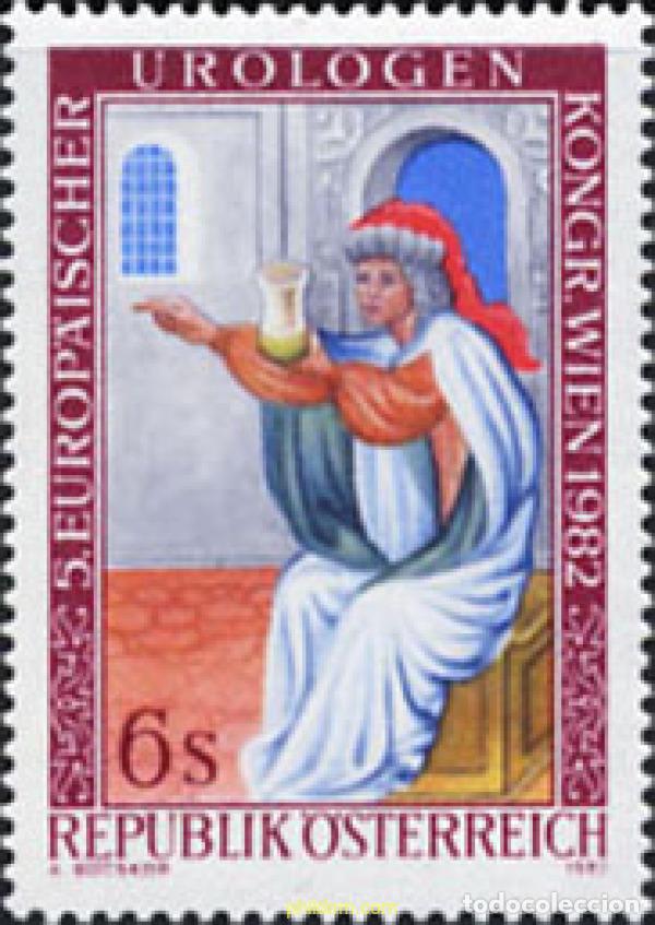 Sellos: 120413 MNH AUSTRIA 1982 5 CONGRESO DE LA ASOCIACION EUROPEA DE UROLOGIA