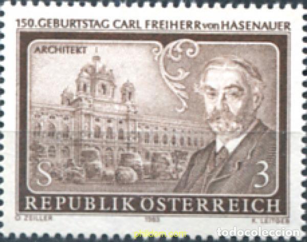Sellos: 120484 MNH AUSTRIA 1983 150 ANIVERSARIO DEL NACIMIENTO DE CARL FREIHERR