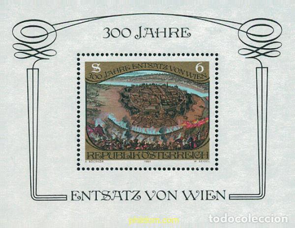 Sellos: 120492 MNH AUSTRIA 1983 300 ANIVERSARIO DE LA LIBERACION DE LA CIUDAD DE VIENA ASEDIADA POR LOS OTO