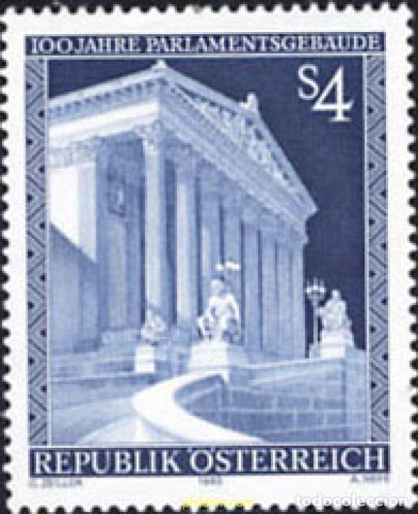 Sellos: 120522 MNH AUSTRIA 1983 CENTENARIO DEL EDIFICIO DEL PARLAMENTO