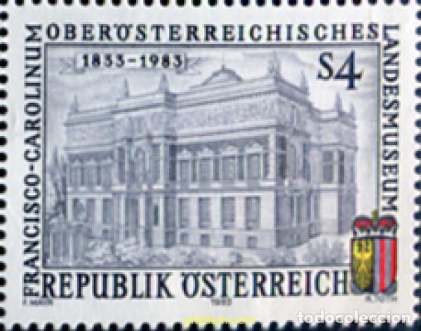 Sellos: 120512 MNH AUSTRIA 1983 150 ANIVERSARIO DE LA FUNDACION DEL MUSEO PROVINCIAL DEL ALTO AUSTRIA