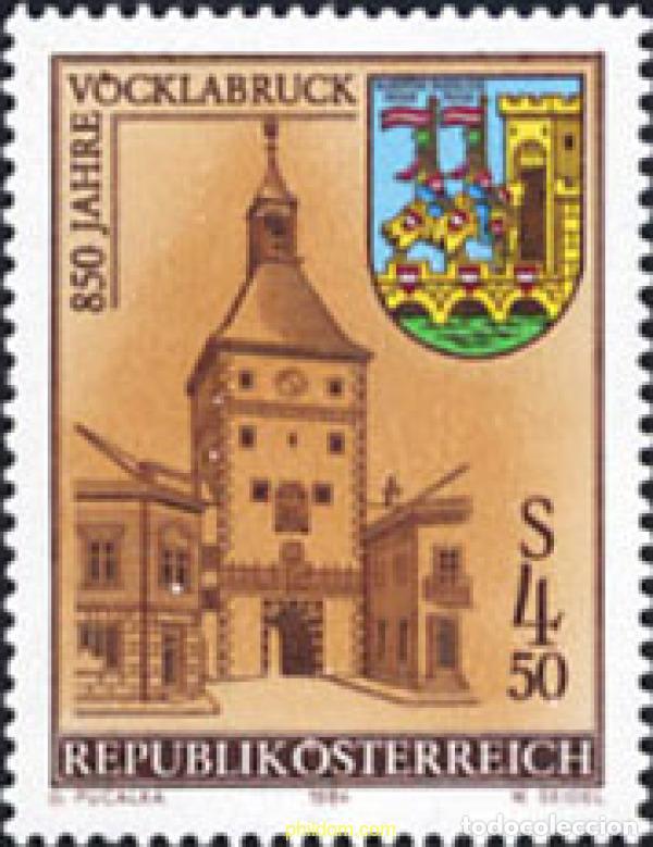 Sellos: 120602 MNH AUSTRIA 1984 850 ANIVERSARIO DE LA CIUDAD DE V&Ouml;CKLABRUCK