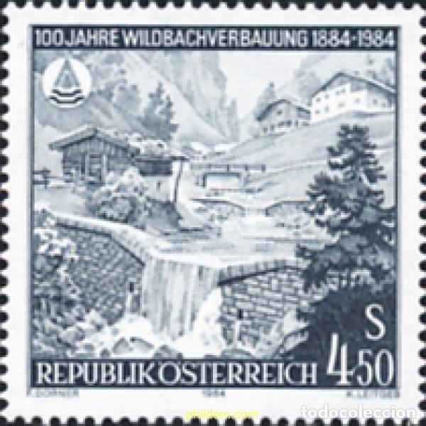 Sellos: 120604 MNH AUSTRIA 1984 CENTENARIO DEL SISTEMA DE PREVENCION DE LA EROSION DE LOS TORRENTES