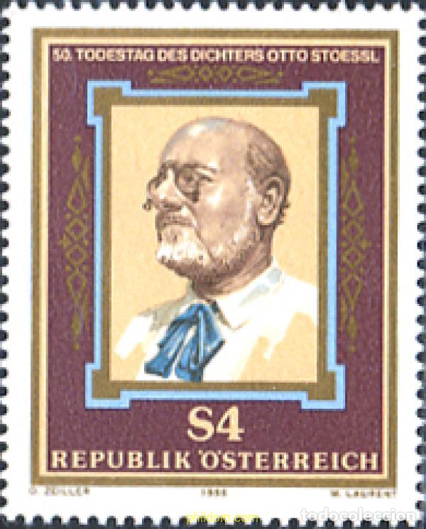 Stamps: 120888 MNH AUSTRIA 1986 50 ANIVERSARIO DE LA MUERTE DE OTTO STOESSL