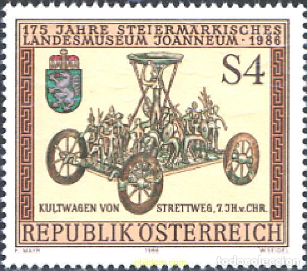 Stamps: 120894 MNH AUSTRIA 1986 175 ANIVERSARIO DEL MUSEO PROVINCIAL &rdquo;JOANNEUM&rdquo;