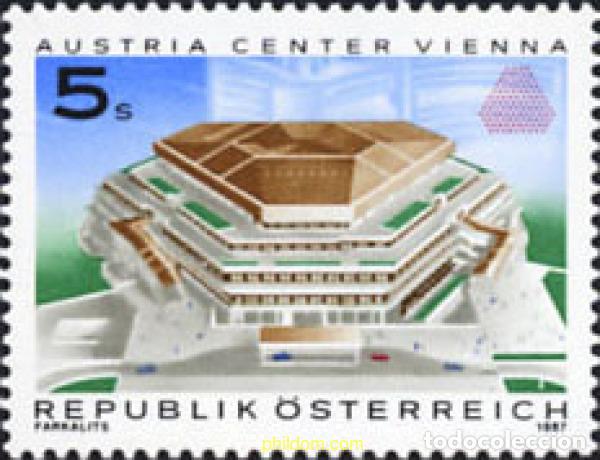 Sellos: 120918 MNH AUSTRIA 1987 APERTURA DEL CENTRO DE CONGRESOS DE VIENA
