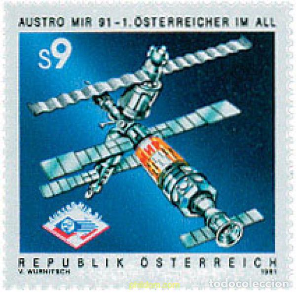 Briefmarken: 121111 MNH AUSTRIA 1991 AUSTROMIR 91