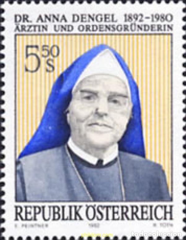 Briefmarken: 121128 MNH AUSTRIA 1992 CENTENARIO DEL NACIMIENTO DE ANNA DENGEL