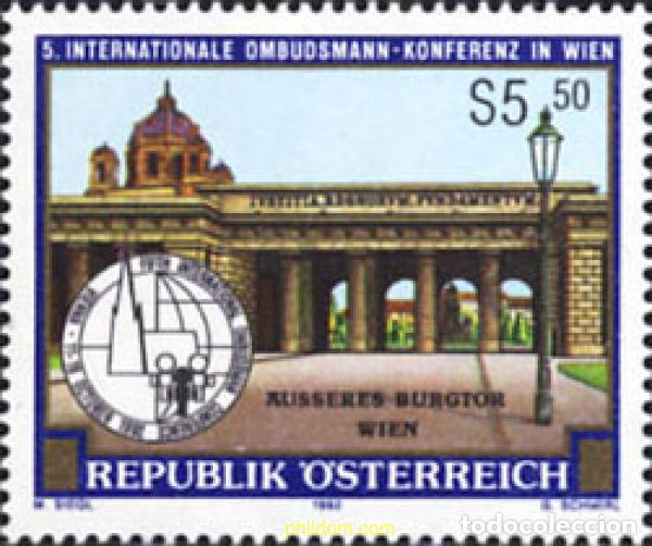 Briefmarken: 121137 MNH AUSTRIA 1992 5 CONFERENCIA INTERNACIONAL DE MEDIADORES
