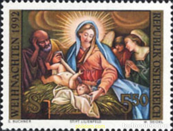 Sellos: 121144 MNH AUSTRIA 1992 NAVIDAD