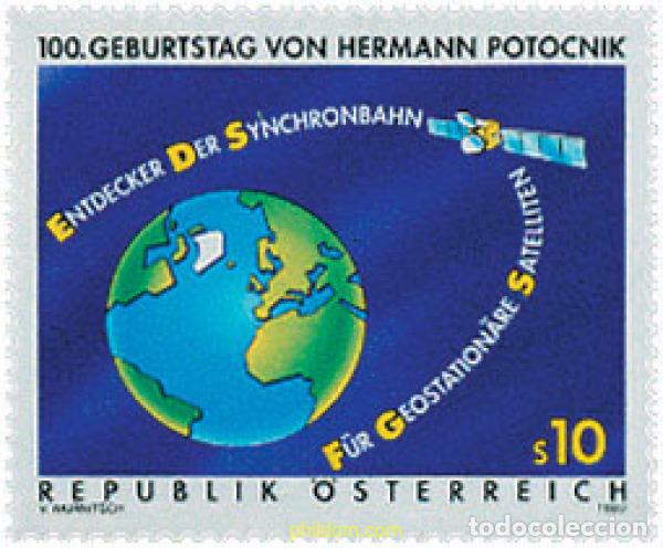 Sellos: 121145 MNH AUSTRIA 1992 CENTENARIO DEL NACIMIENTO DE HERMANN POTOCNIK